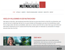 Tablet Screenshot of mutmacherei.de